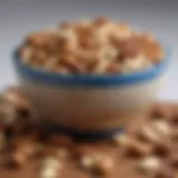 A vibrant assortment of nuts and seeds in a decorative bowl