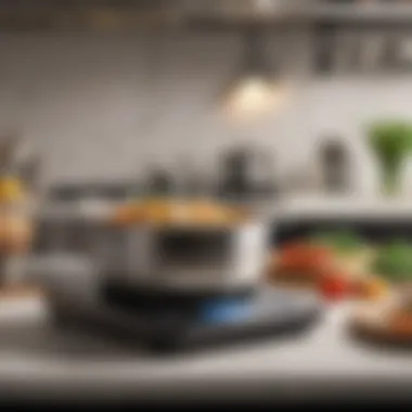 Digital Cooking Assistant A digital device that offers step-by-step cooking guidance.