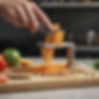 Multi-functional Culinary Tool A versatile kitchen tool that can slice, dice, and julienne.