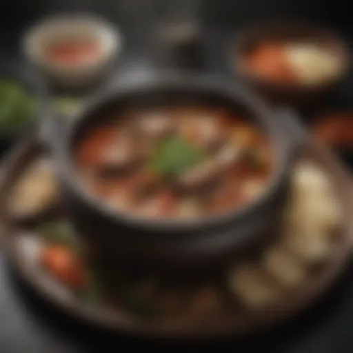Traditional Korean pot for stews