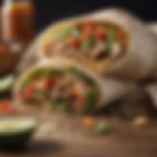 Nutritional analysis of low fat tortilla wraps