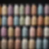 A variety of non-dairy milk options displayed in glass containers showcasing their unique colors and textures.