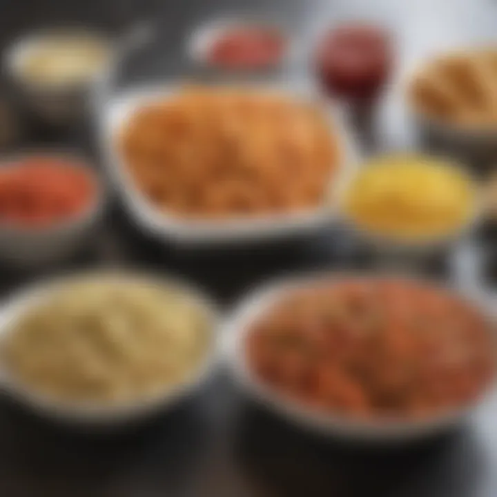 A selection of delectable side dishes that complement lunchtime favorites.