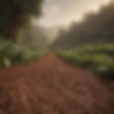 A rich landscape of coffee plantations illustrating the terroir's influence on flavor profiles