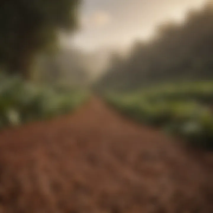 A rich landscape of coffee plantations illustrating the terroir's influence on flavor profiles