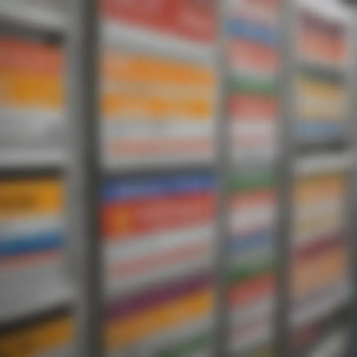 Showcasing energy rating labels on mini refrigerators