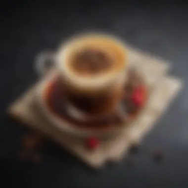 Innovative Recipes Using Natural Syrups A recipe card featuring creative ways to incorporate natural syrups in coffee
