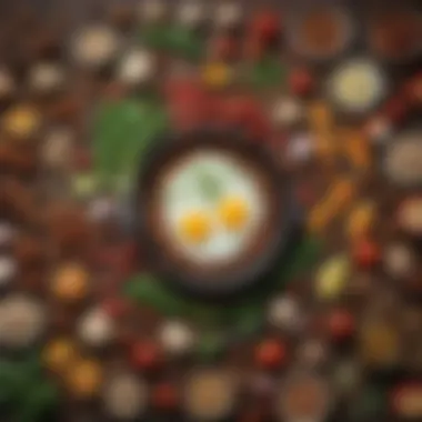 Key Ingredients for Keto Fresh ingredients essential for a ketogenic diet, arranged artfully.