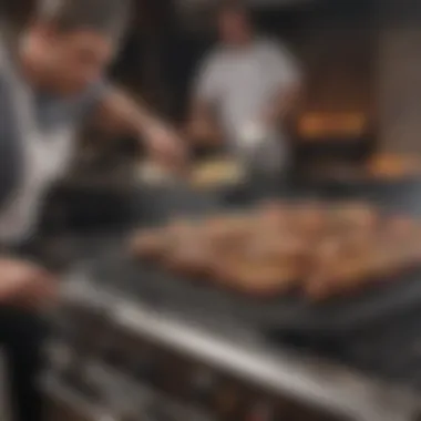 Versatile cooking techniques on Blackstone grill