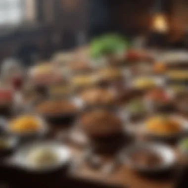 An Enticing Culinary Experience Awaits An inviting table set with a delicious meal from a kit