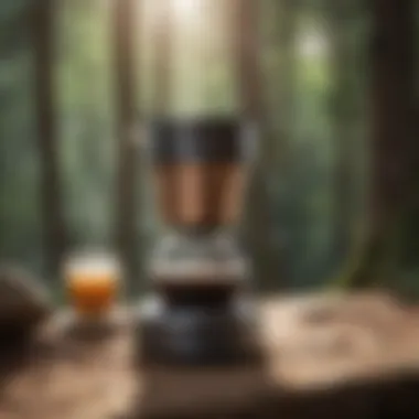 Lightweight and durable camping coffee maker