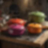 Elegant Dutch ovens showcasing various colors and styles