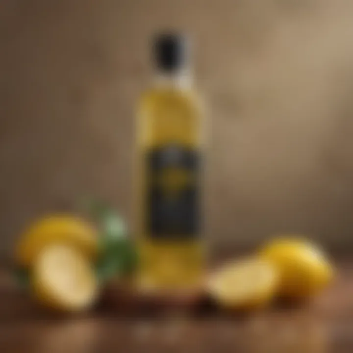 An infographic detailing the nutritional benefits of lemon olive oil