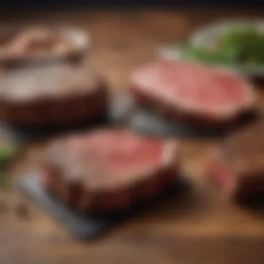 Comparison of Monthly Steak Clubs An informative infographic comparing different steak club offerings and benefits
