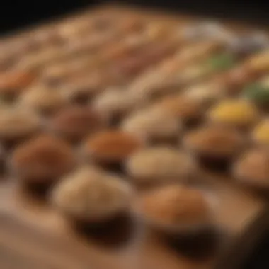 Diverse Natto Brands: A Guide to Selection An assortment of different natto brands displayed on a wooden table