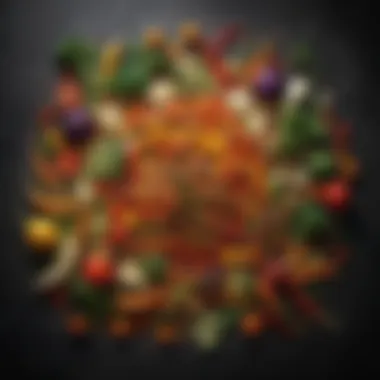 Vibrant Vegetables for Stir Fry A delightful array of vibrant vegetables ideal for stir fry