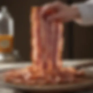 Historical Preservation Techniques for Bacon A historical depiction of bacon preservation techniques through the ages