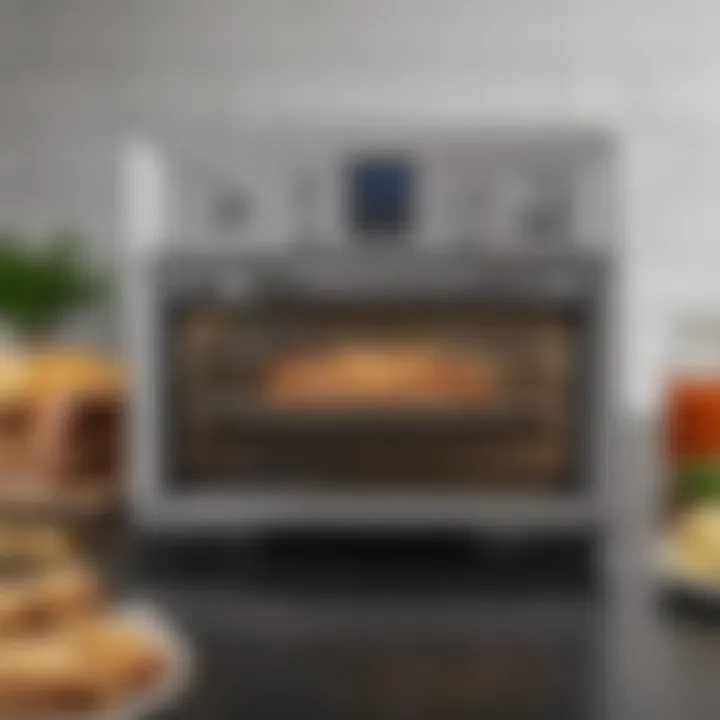 Versatile cooking functions displayed on the Cuisinart Air Fryer Toaster Oven