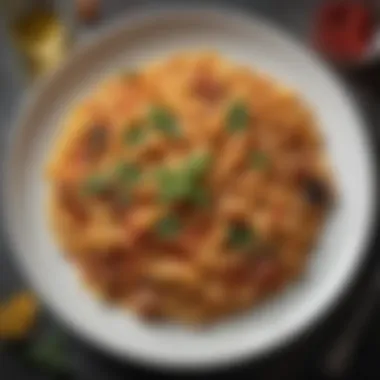Traditional Italian Pasta Dish An exquisite plate of traditional Italian pasta showcasing regional flavors.