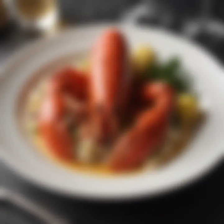 A beautifully plated lobster dish showcasing the elegance of seafood cuisine