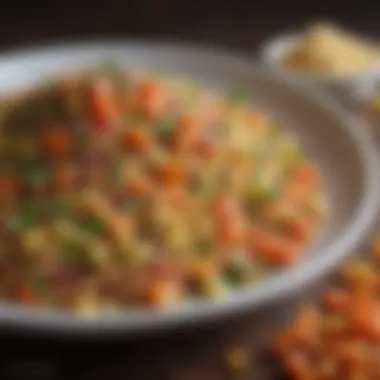 Colorful Bulgur Salad A vibrant bulgur wheat salad with fresh vegetables