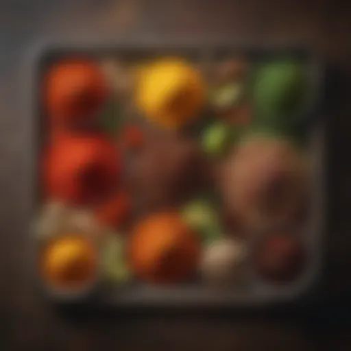 A vibrant array of spices used in Mexican marinades