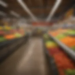 A vibrant display of fresh produce in a Latino grocery store