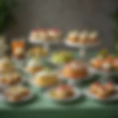 Signature Desserts of Key West Lime Shoppe A beautifully arranged table featuring signature Key West Lime desserts