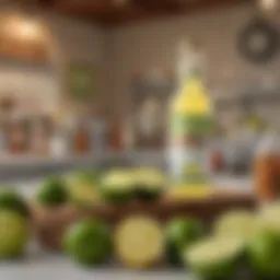A vibrant display of Key West Lime products showcasing unique flavors
