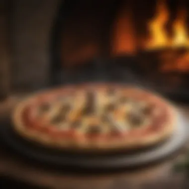 Perfectly Cooked Pizza from Koda A beautifully cooked pizza emerging from the Koda oven