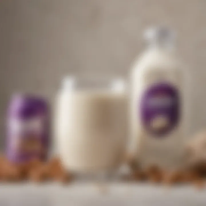 Infographic on environmental impact of soy milk and dairy milk