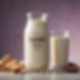 Nutritional comparison chart of soy milk and dairy milk