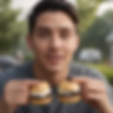 Consumers Relishing Oreo Ice Cream Sandwiches Consumers enjoying Oreo ice cream sandwiches outdoors