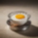 Elegant single egg poacher with lid