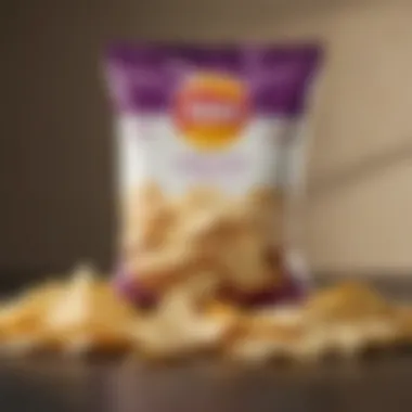 Close-up of a bag of health-conscious chips