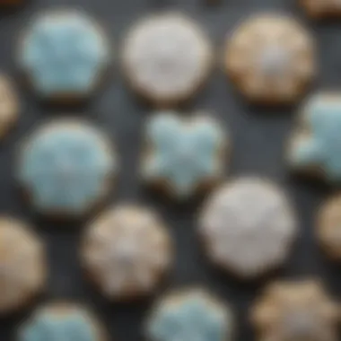 Artfully Iced Allergen-Friendly Cookie A beautifully decorated gluten free, dairy free sugar cookie with elegant icing