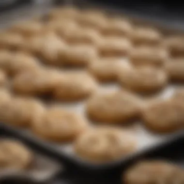 Freshly Baked Allergen-Friendly Cookies Baking tray filled with freshly baked gluten free, dairy free sugar cookies