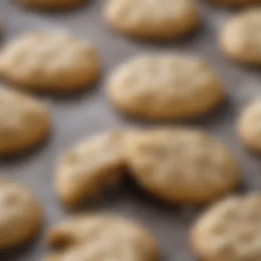Ingredients for Wholesome Cookie Creation Close-up of ingredients for gluten free, dairy free sugar cookies arranged on a countertop
