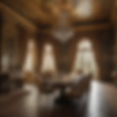 The Warm and Inviting Interior of Versailles Interior ambiance of Versailles reflecting its rich cultural heritage and inviting atmosphere