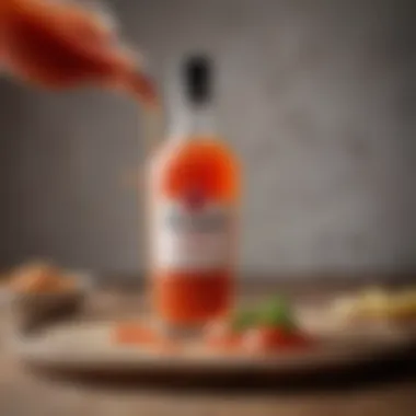 Creative dish featuring vodka-infused sauce