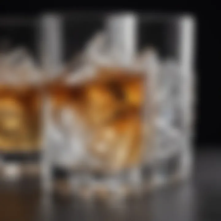 A collection of various styles of crystal highball glasses