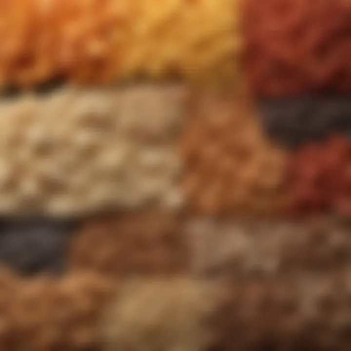 A visual representation of soluble and insoluble fiber types.