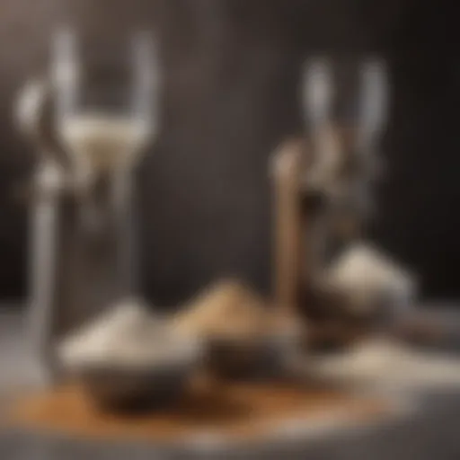 Different types of flour sifters displayed together