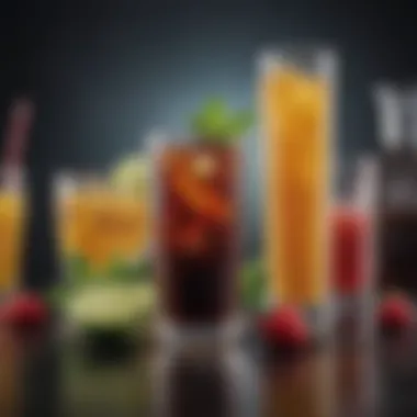 Beverages High in Polyphenols A collection of beverages known for their polyphenol content