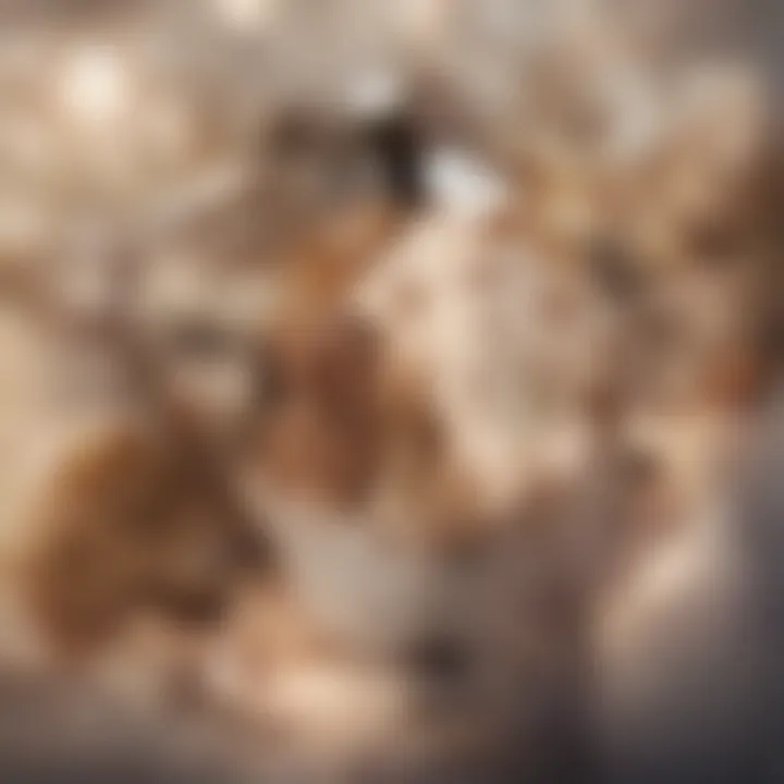 A close-up of sweet gourmet popcorn drizzled with caramel and chocolate
