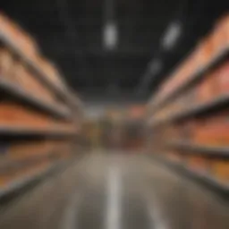 An inviting clearance aisle showcasing discounted items