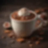 Decadent cocoa mix with rich textures