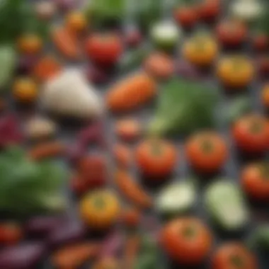 Nutrient-Rich Vegetables for Dietary Adjustments Colorful array of fresh vegetables