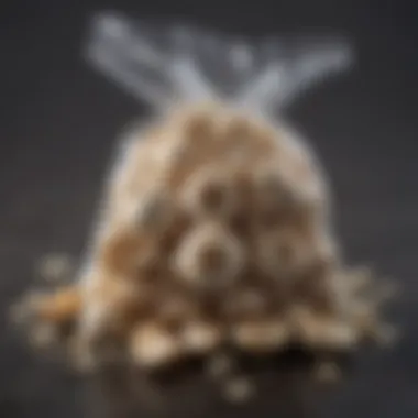 The Convenience of Frozen Garlic Frozen garlic cloves in a sealed bag