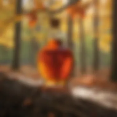 The Heart of Maple Syrup: Nature's Bounty Maple trees in a serene forest setting